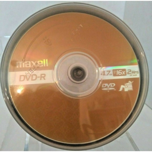 Maxell Max Data DVD-R Disc 4.7GB 16X 120 Minute 25 Pack Data Voice Music Sealed - Picture 4 of 7